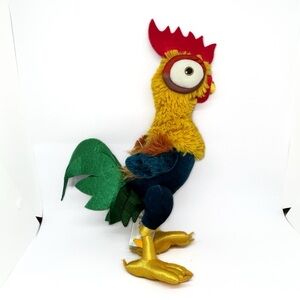 Disney Store Moana HEI HEI‎ 12" Rooster Chicken Plush Toy Stuffed Animal